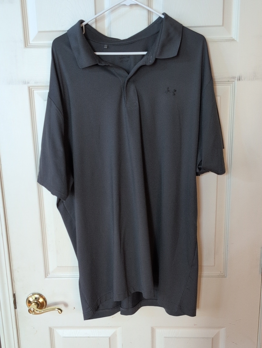 Under Armour Charcoal Gray Performance Polo